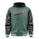 Custom Blue Green Black Jacket