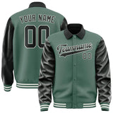 Custom Blue Green Black Jacket