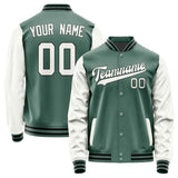Custom Blue Green White Jacket