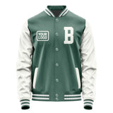 Custom Blue Green White Jacket JA272718271818181818