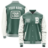 Custom Blue Green White Jacket JA272718271818181818