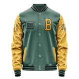 Custom Blue Green Yellow Jacket JA272719271717191917