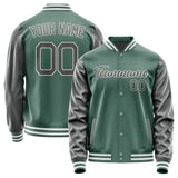 Custom Blue Green Dark Grey Jacket JA2727202718B21820