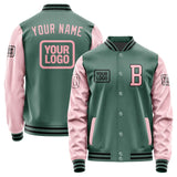 Custom Blue Green Light Pink Jacket JA272721271717212117