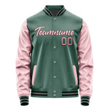 Custom Blue Green Light Pink Jacket JA2727212717B21721