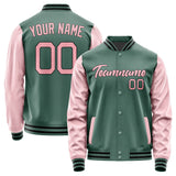 Custom Blue Green Light Pink Jacket JA2727212717B21721