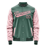 Custom Blue Green Light Pink Jacket JA2727212717B31721