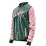 Custom Blue Green Light Pink Jacket JA2727212717B31721