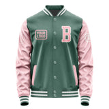 Custom Blue Green Light Pink Jacket JA272721271818212118