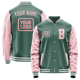 Custom Blue Green Light Pink Jacket JA272721271818212118