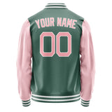 Custom Blue Green Light Pink Jacket JA2727212718B21821