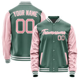 Custom Blue Green Light Pink Jacket JA2727212718B21821