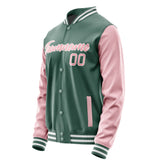 Custom Blue Green Light Pink Jacket JA2727212718B21821