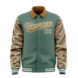 Custom Blue Green Khaki Jacket