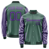 Custom Blue Green Light Purple Jacket JA2727232717B21723