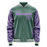 Custom Blue Green Light Purple Jacket JA2727232718B21823