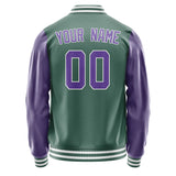 Custom Blue Green Light Purple Jacket JA2727232718B31823