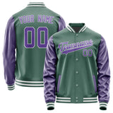 Custom Blue Green Light Purple Jacket JA2727232718B31823