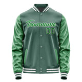 Custom Blue Green Emerald Green Jacket JA2727242718B21824