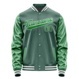 Custom Blue Green Emerald Green Jacket JA2727242718B31824