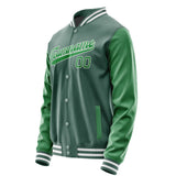 Custom Blue Green Emerald Green Jacket JA2727242718B31824