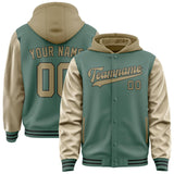 Custom Blue Green Light Khaki Jacket