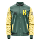 Custom Blue Green Light Yellow Jacket JA272726271717262617