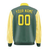 Custom Blue Green Light Yellow Jacket