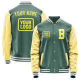 Custom Blue Green Light Yellow Jacket JA272726271818262618