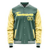 Custom Blue Green Light Yellow Jacket JA2727262718B21826