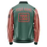Custom Blue Green Copper Rose Jacket JA272729271717292917