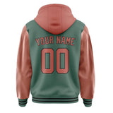 Custom Blue Green Copper Rose Jacket
