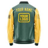 Custom Blue Green Gold Jacket JA272730271717303017