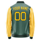 Custom Blue Green Gold Jacket JA2727302717B21730