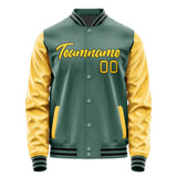 Custom Blue Green Gold Jacket JA2727302717B21730