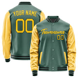 Custom Blue Green Gold Jacket JA2727302717B21730