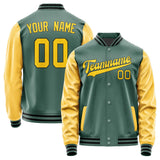 Custom Blue Green Gold Jacket JA2727302717B31730