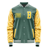 Custom Blue Green Gold Jacket JA272730271818303018