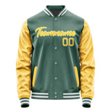 Custom Blue Green Gold Jacket JA2727302718B21830