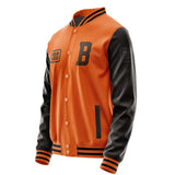Custom Orange Brown Jacket JA282801281717010117