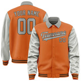 Custom Orange Gray Jacket