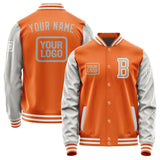 Custom Orange Gray Jacket