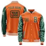 Custom Orange Green Jacket