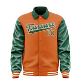 Custom Orange Green Jacket