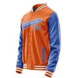 Custom Orange Sky Blue Jacket JA2828092818B31809