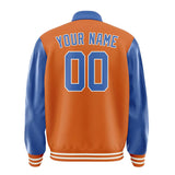 Custom Orange Sky Blue Jacket