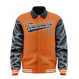 Custom Orange Navy Jacket