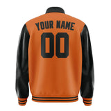 Custom Orange Black Jacket