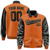 Custom Orange Black Jacket