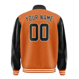 Custom Orange Black Jacket